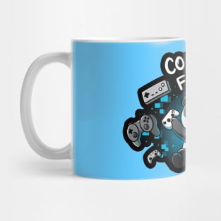 Control Freak Funny Panda Gaming Lover Quote Animal Lover Mug